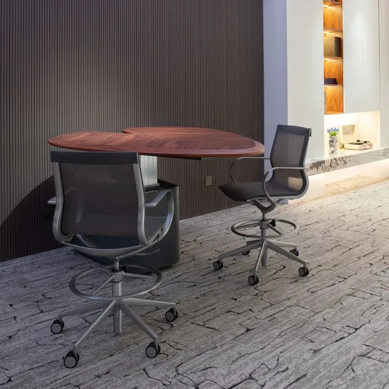 Solid Wood Conference Table Modern Eco Friendly Durable Meeting Desk for Home Office Commercial Use
