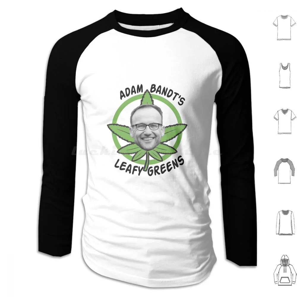 Adam Bandt& # 39 ; S Leaf Greens Grand sweat à capuche en coton à manches longues Bob Katter Australie Politique australien Politique