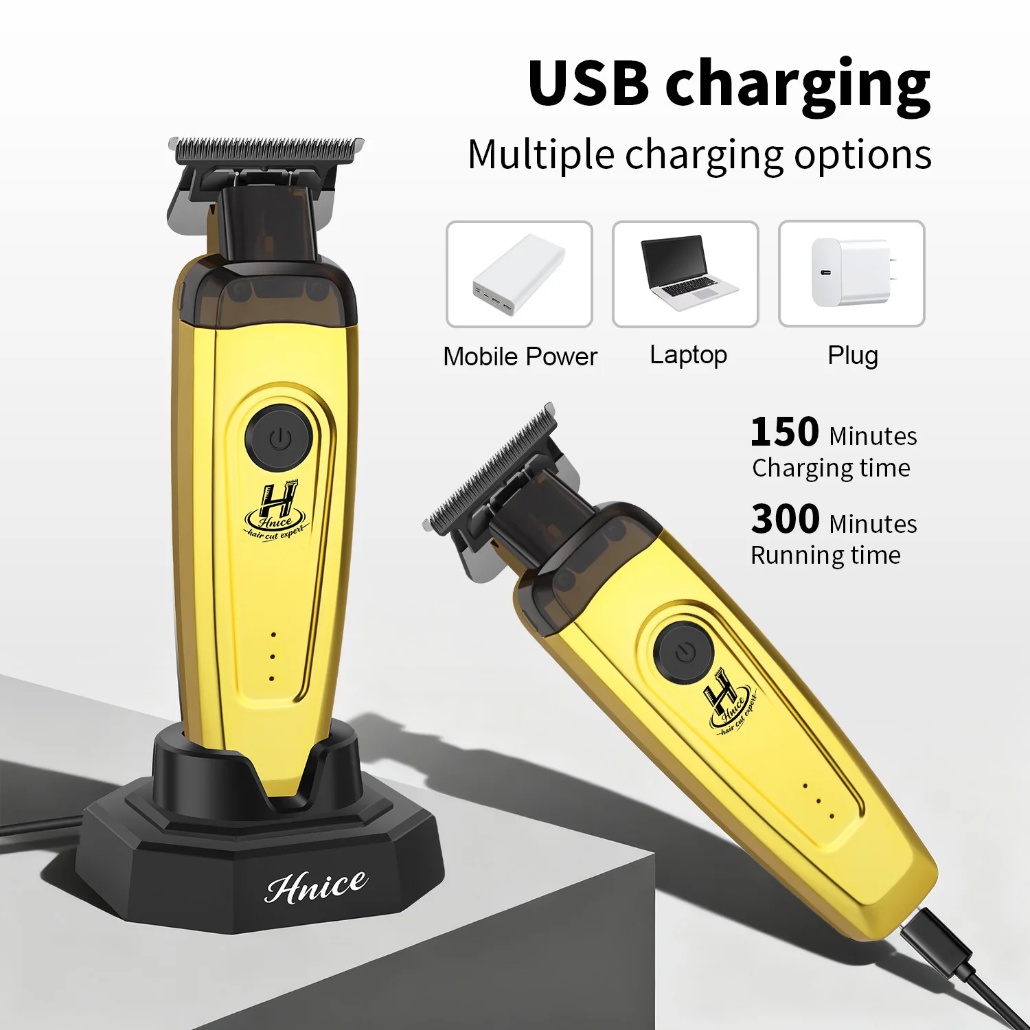 

HIENA Hair Trimmer Kit High Power Rechargeable Hair Cutting Machine Professional Men's Hair Clipper Hairdressing Tools 2026 New