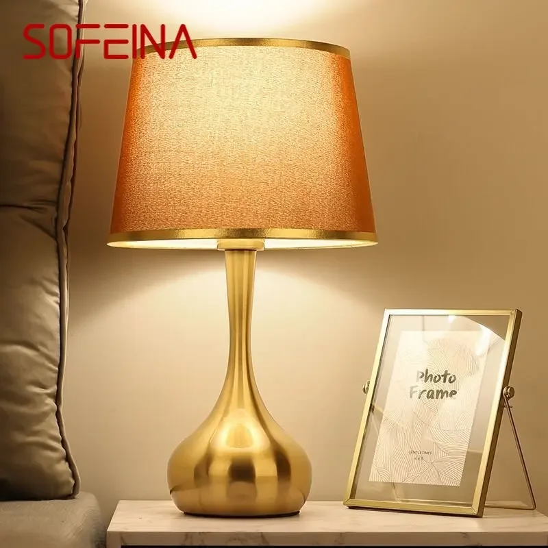 SOFEINA Nordic Dimming Table Lamp LED Modern Creative Bedside Desk Light for Home Living Room Bedroom Decor