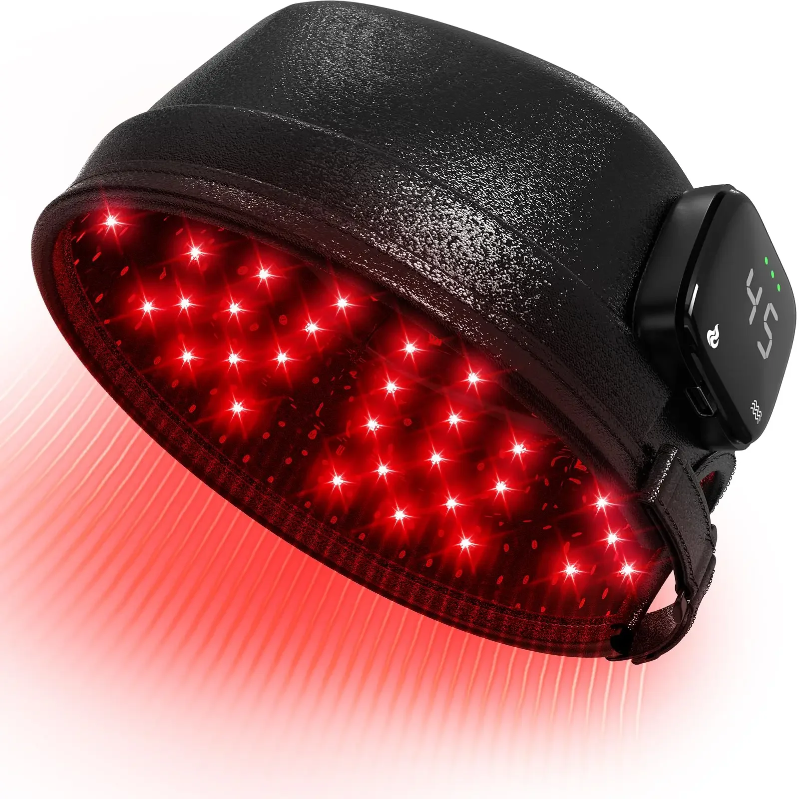Wireless Hair Growth Laser Cap Against Hair Loss 660nm&850nm Red Light Therapy Cap for Seborrheic Alopecia Damaged Hair 3000mAH