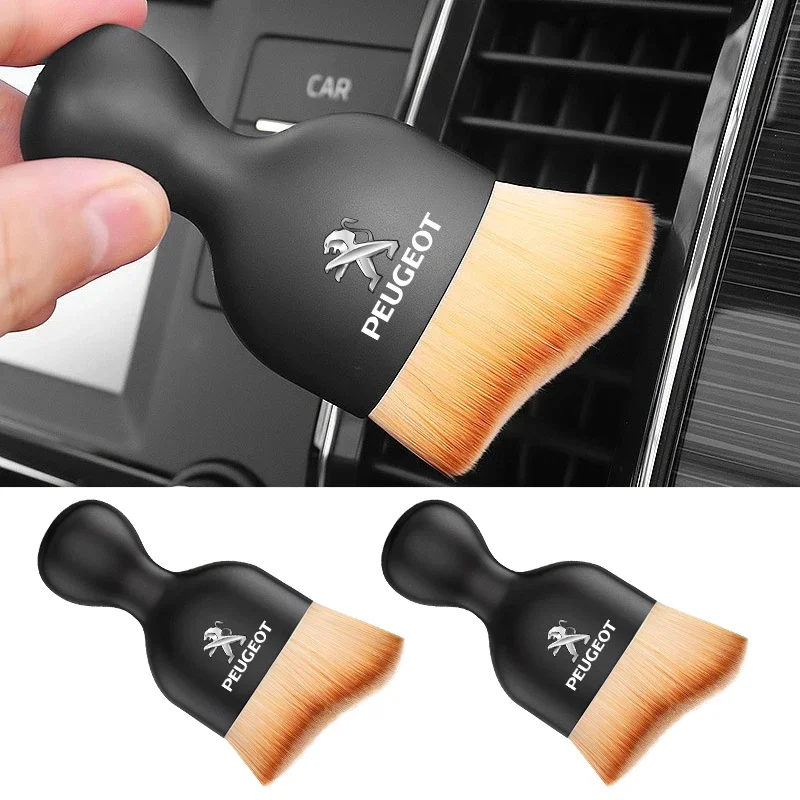 Car Interior Cleaning Tool Air Conditioner Air Outlet Cleaning Artifact Brush For Peugeot 206 208 306 307 308 407 508 2008 3008