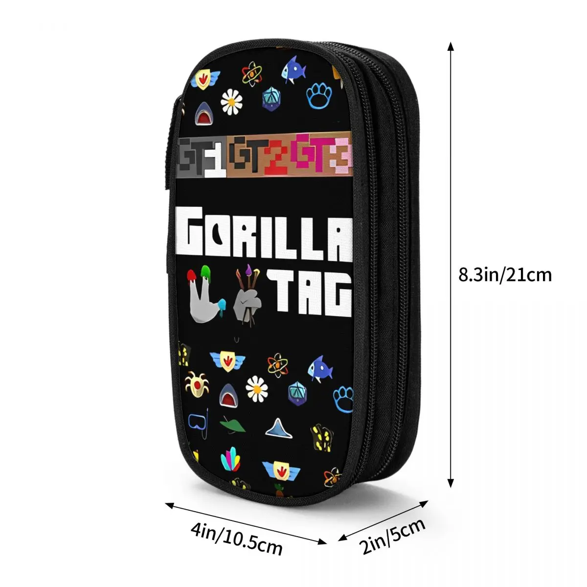 Gorilla Tag VR Gamer Gaming Pencil Case Creative Hot Games portapenne borse Kids Large Storage Office Gift Pencil Pouch