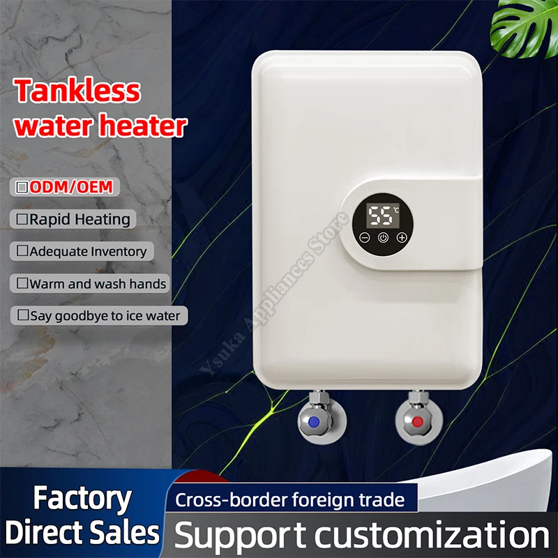 Instant Tankless Hot Water Heater Smart WiFi Tankless Water Heater with Digital Display