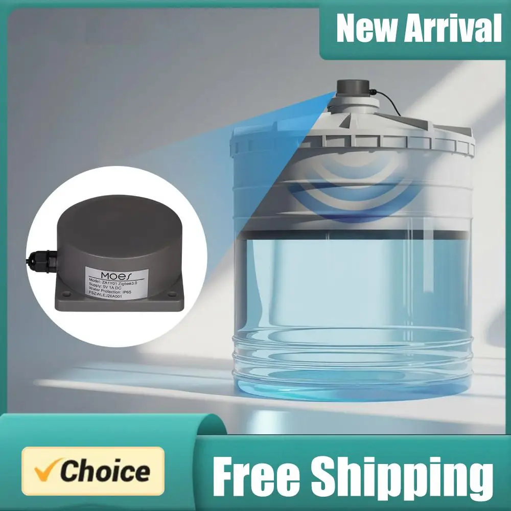 

Умный датчик уровня воды WiFi/ZigBee с оповещениями в реальном времени и дистанционным управлением через приложение, монитор уровня воды в резервуарах для домашнего использования