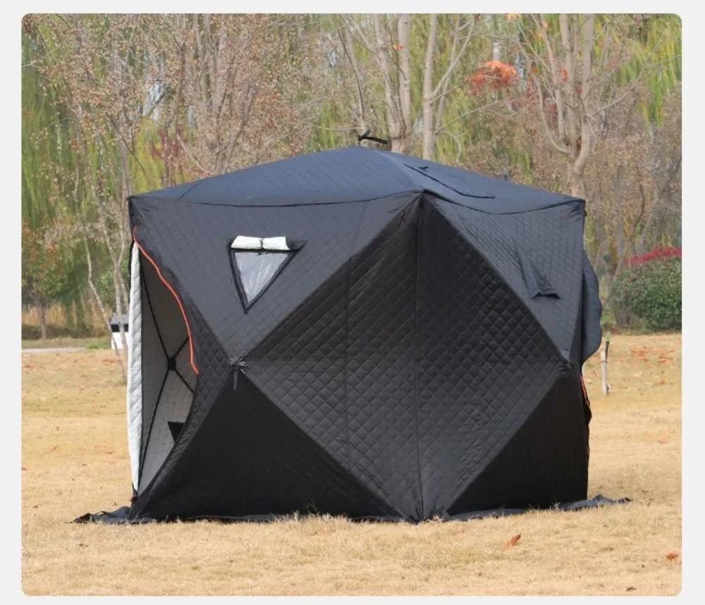 

Quick Setup Portable Winter Ice Fishing Tent Waterproof Windproof Outdoor Fishing Shelter