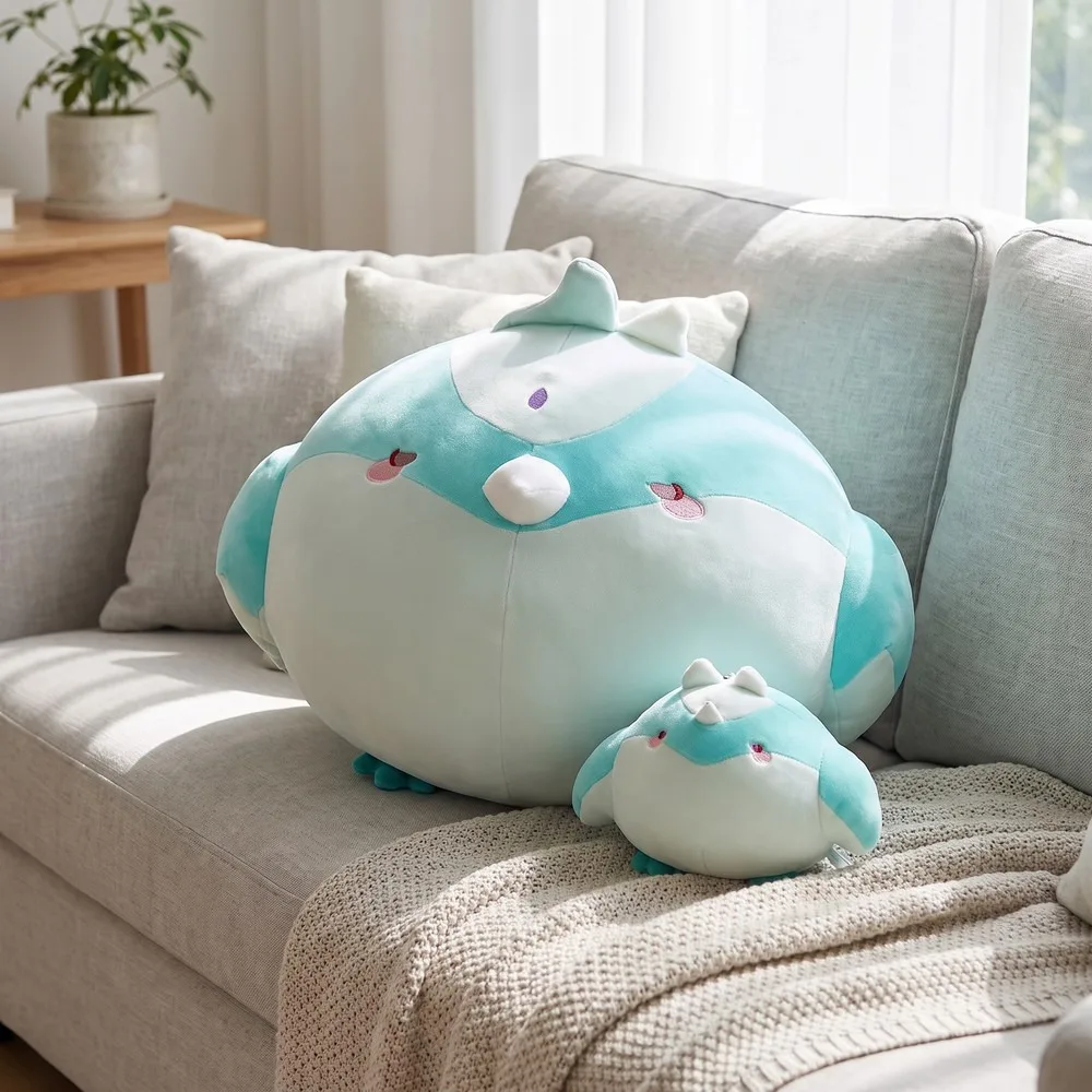 Anime Genshin Xiao Stuffed Toy Xiao Bird Plush Doll Genshin Impact Throw Pillow Sofa Decorative Throw Pillow Plush Cushion Gifts