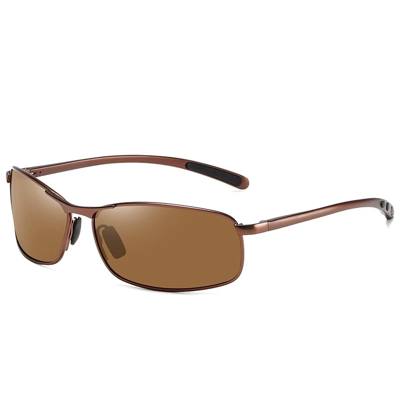 VCKA الاستقطاب قصر النظر النظارات الشمسية مربع الألومنيوم والمغنيسيوم وصفة طبية الرجال النساء البصريات سائق القيادة -0.50 إلى -6.0