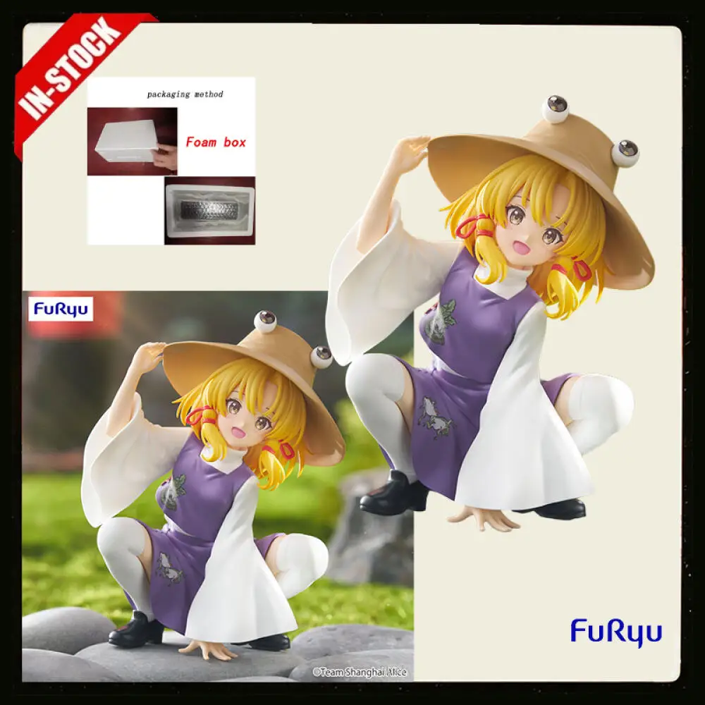 In Stock FuRyu Noodle Stopper Figure Touhou Project Moriya Suwako 9CM PVC Anime Action Figure Model Gifts Original Collectible
