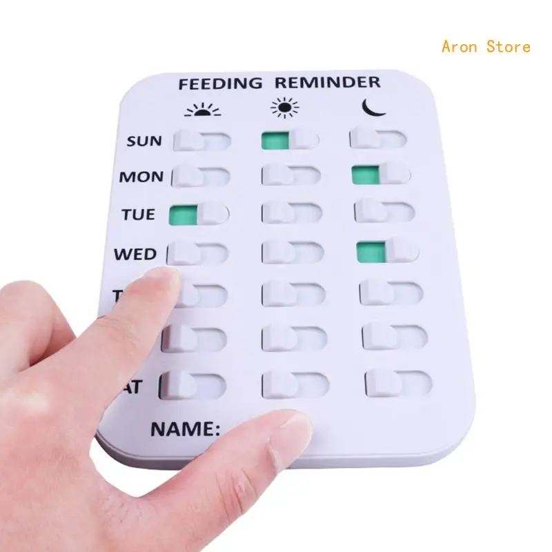 Dog Feeding Reminder Reminder Sign Daily Indication Chart Easy to on Any Fridge Magnet or Plastic Surface H3CF