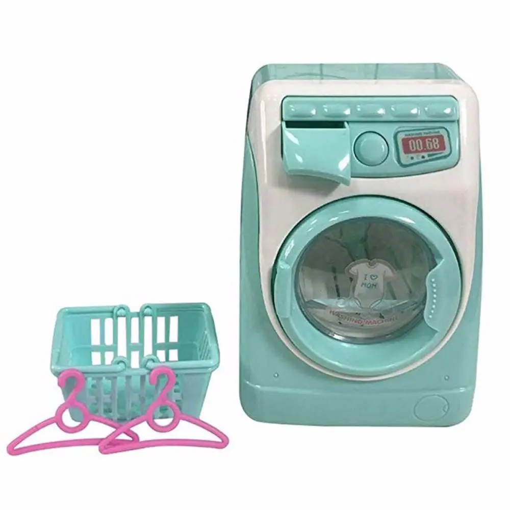 

Machine Model Simulation Basket Mini Electric Washing Machine Mini Furniture Simulation Washing Machine Toys Filling Water Toy