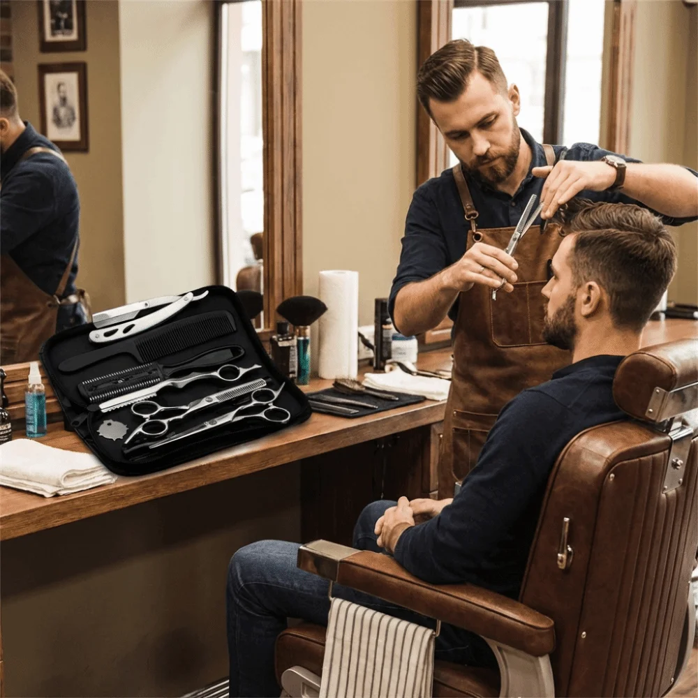 

6 Inch Haircutting Kit Cutting Tool Styling Tool Barber Shears Tools Thinning Tool Vibrant colors Hair Clippers Barber Shop
