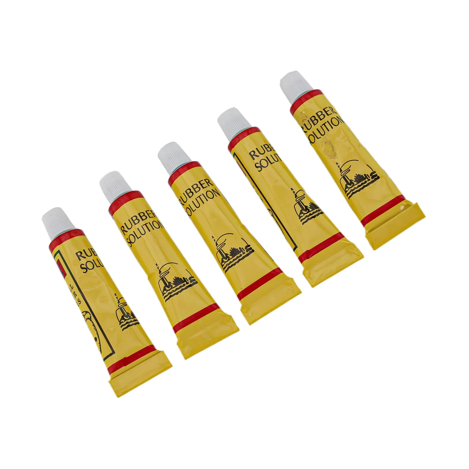 5pcs 6g Car Motorcycle Tire Tube Patching Glue Cement Adhesive Puncture Repair Tool Fit Tire Air Mattress Perforation Long Ride