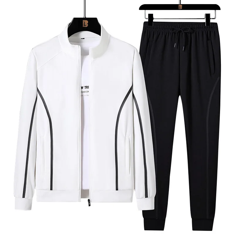 2026 Workout Men Running Sets Breathable Tracksuit Style Waterproof Training Apparel for Plus Size Men Outdoor Sports Activities