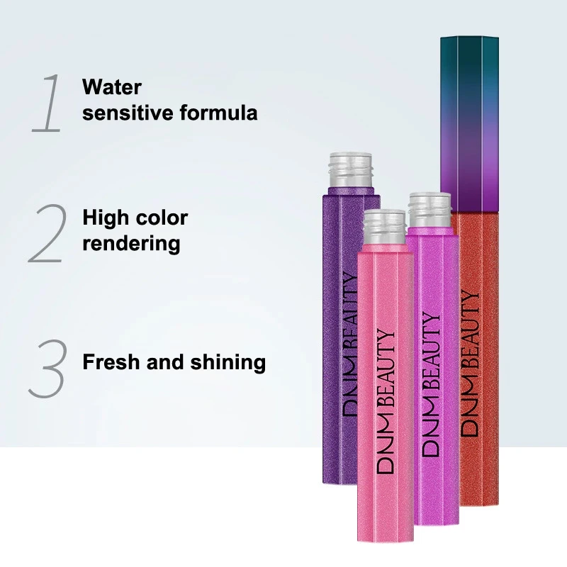 1 Pieza de Lápiz Labial Líquido, Impermeable, de Larga Duración, Cosmético, Rojo, Rosa, Morado, Mate, Brillo Labial, Tinte Labial Nude, Maquillaje