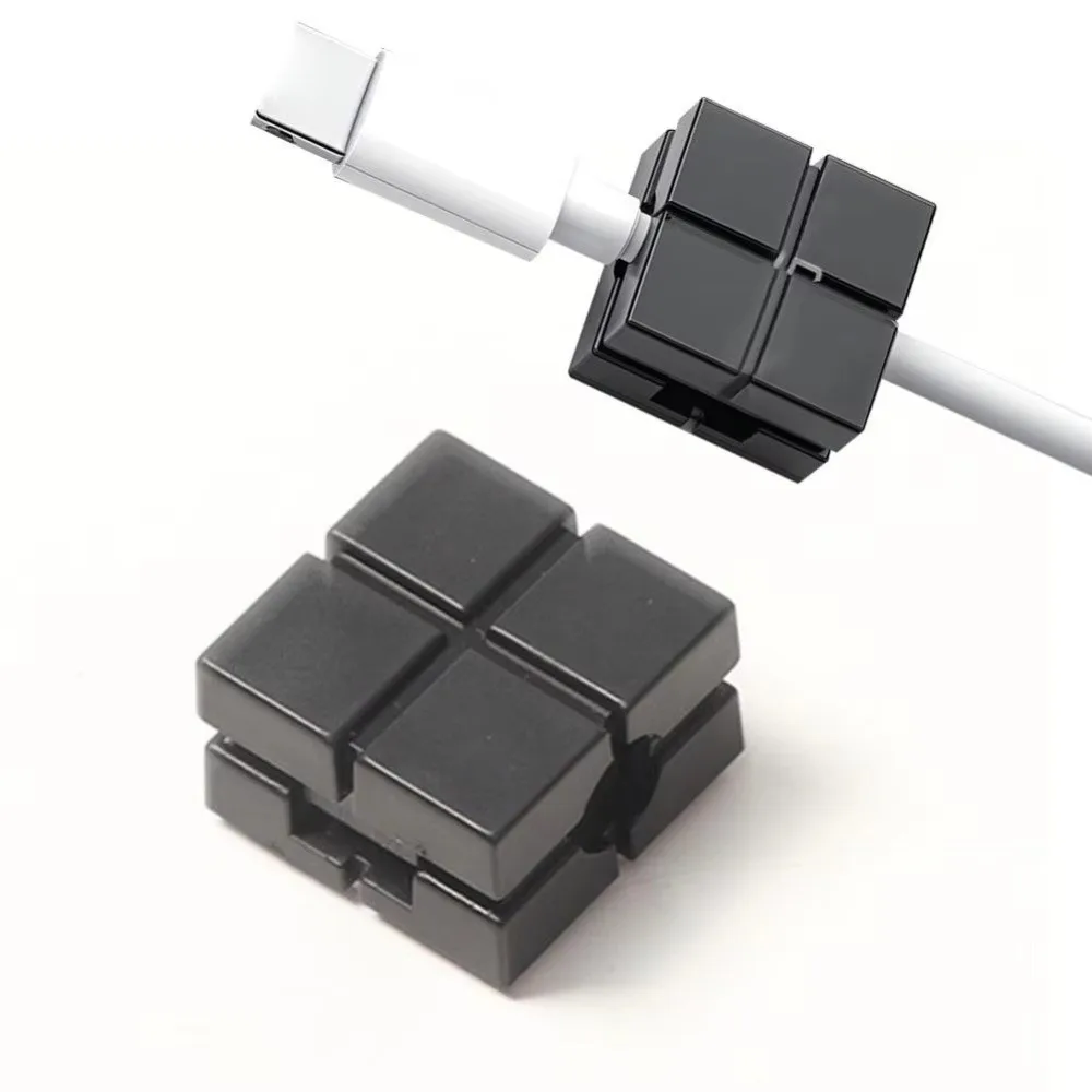 Nuevo Organizador enrollador de cables magnético, Mini Clips de Cable de carga USB autoadhesivos, soporte de Clips para cables, almacenamiento de pared