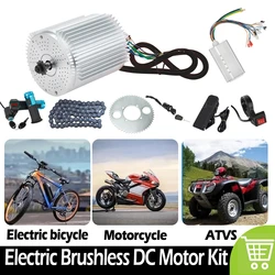 KUNRAY 72V3000W Motor Eléctrico Bicicleta Kit 2000W 2500W Electric Scooter Brushless DC Motor Engine for Go-kart Motorcycle, ATV