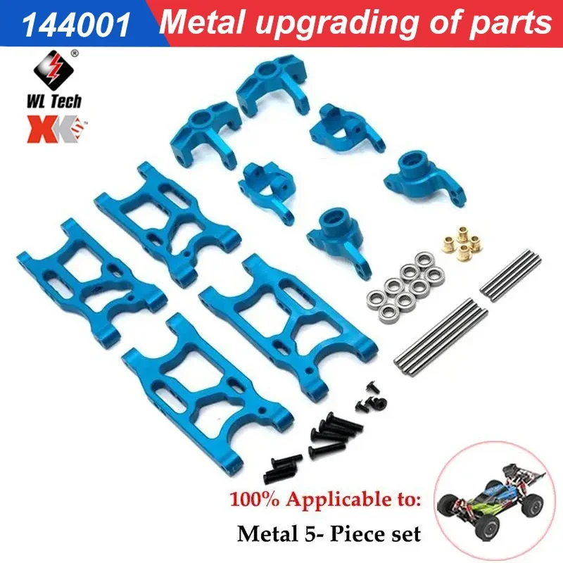 Wltoys 144010 144001 144002 124016 124017 124018 124019 Metalen Upgrade Voor-En Achterdifferentiëlen Voor Rccar-Onderdelen Auto-Accessori