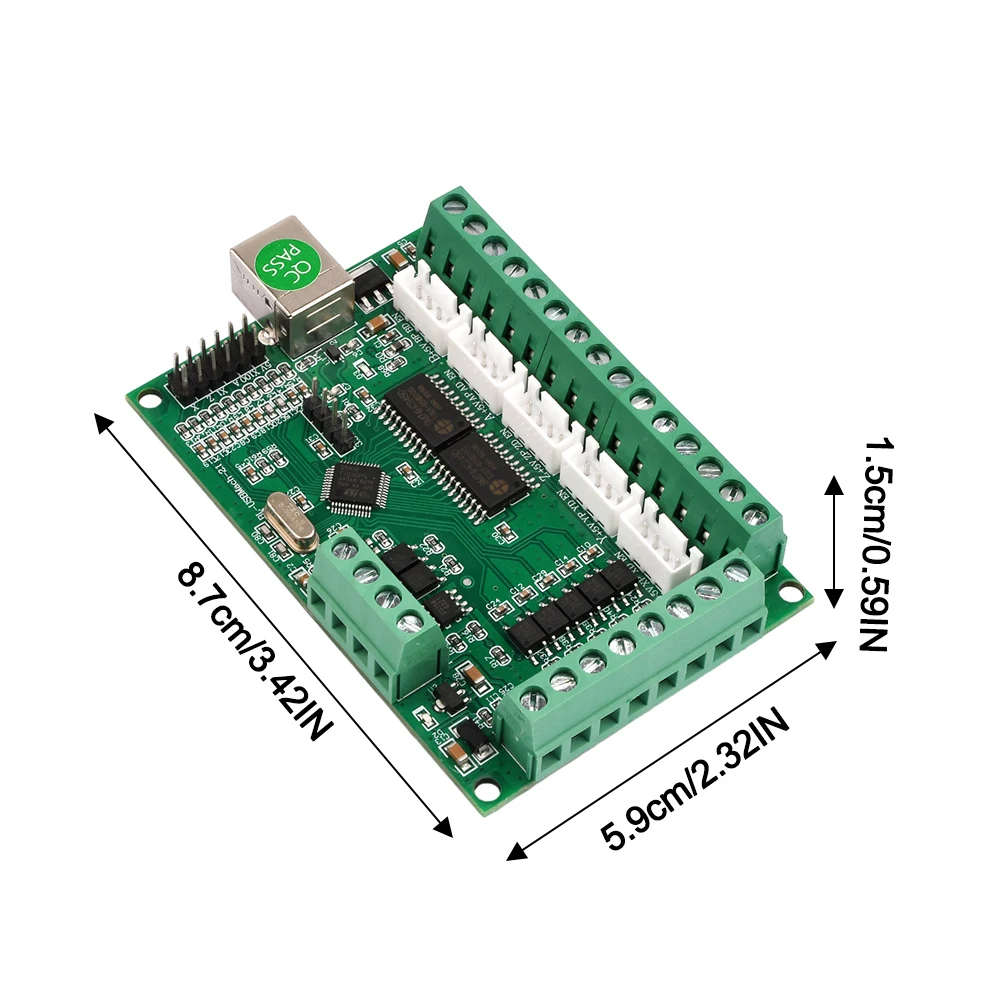 MACH3 V2.1 Five-Axis Engraving Machine Motherboard CNC Motion Control Card 5-Axis Stepper Motor Drive Interface Board