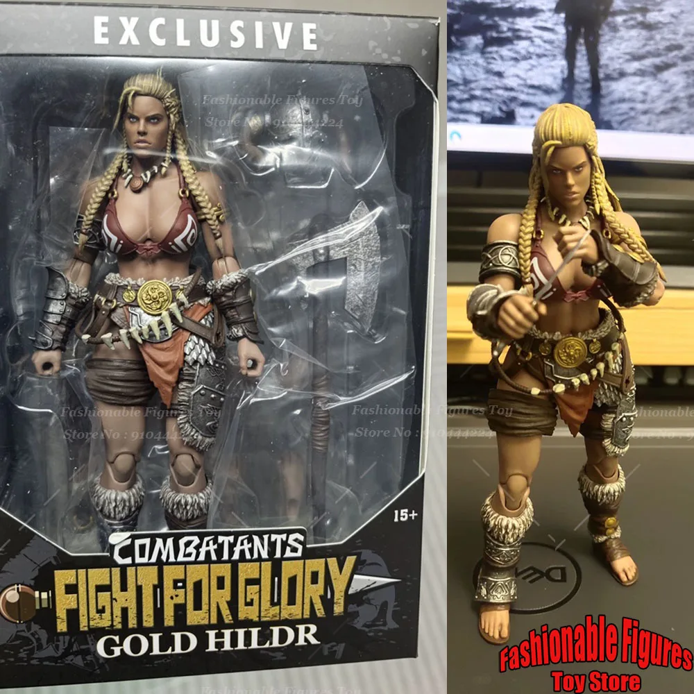 

XesRay Gladiator Glory Battle 1/12 Women Soldier Gold Hildr Brave Warrior 6Inch Action Figure Model Toys Collectible Toys