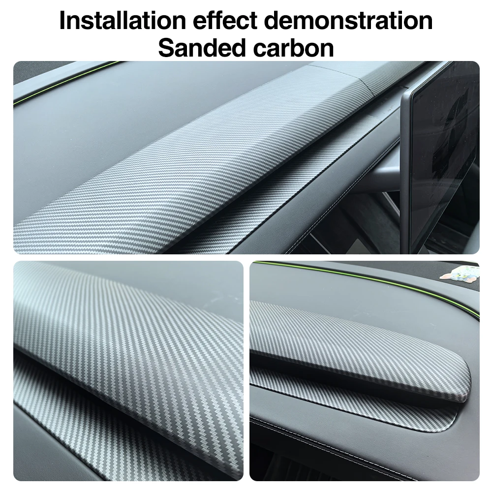 نموذج Y Juniper 2026 غطاء لوحة القيادة لطراز تسلا 3 هايلاند موديل Y L ABS لوحة لوحة القيادة سبليت غطاء الكسوة اكسسوارات السيارات