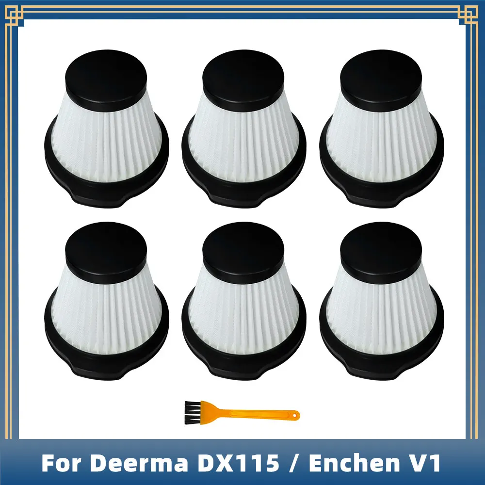 Compatible For Deerma DX115, DX115S, DX115C / Enchen V1 Vacuum Cleaner Replacement Spare Parts Accessories Hepa Filter