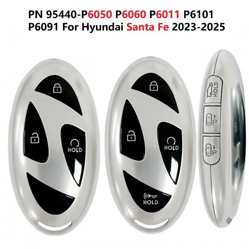 

OEM PCB PN 95440-P6050 P6060 P6011 P6101 P6091 For Hyundai Santa Fe MX5 2023-2025 Smart Key 5/6/7 Buttons 433MHZ 4A Chip