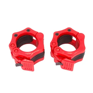 Wholesale High Quality Cheap Gym Fitness Accessories Magnetic Open Face Barbell Collar Clip Clamps