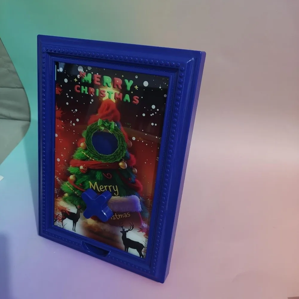 Rare Christmas Tree Pattern Candy Box Dispenser Desktop Ornaments Plastic Handy Candy Frame Candy Storage