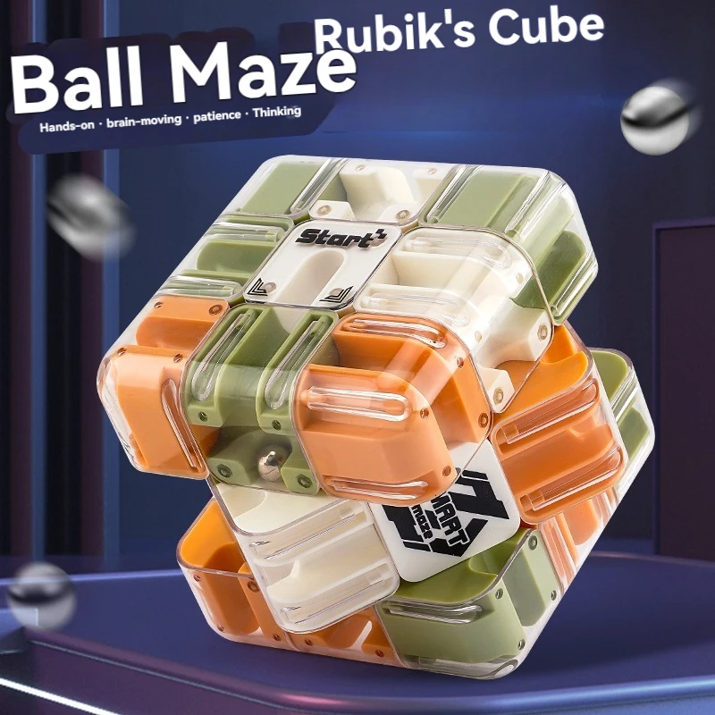 

Новые игрушки-непоседа 3D лабиринт Волшебный куб, детский лабиринт Креативная головоломка Интеллектуальный куб Логическое мышление Развивающие игрушки