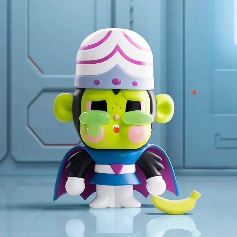 

CRYBABY X Powerpuff Girls Series Blind Box Toys Mistery Caixa Action Figure Surpresa Cute Model Guess Bag Mystery Box