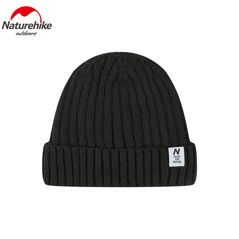 Naturehike Winter Hats For Men Women Wool Warm Hat Solid Color Cap Travel Camping Outdoor Breathable Versatile Cap Ultralight