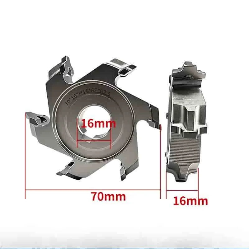 70x16xH16 3Z 6Z R2 Trimming Cutter Finishing Knife For Edge Banding Machine Woodworking Cutting Tools