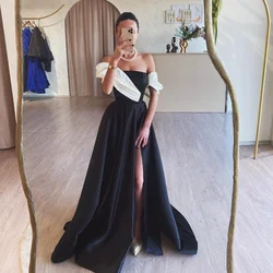 Customized Jiayigong  s Draped Pleat Formal Evening A-line Off-the-shoulder Bespoke Occasion Gown Long Dresses