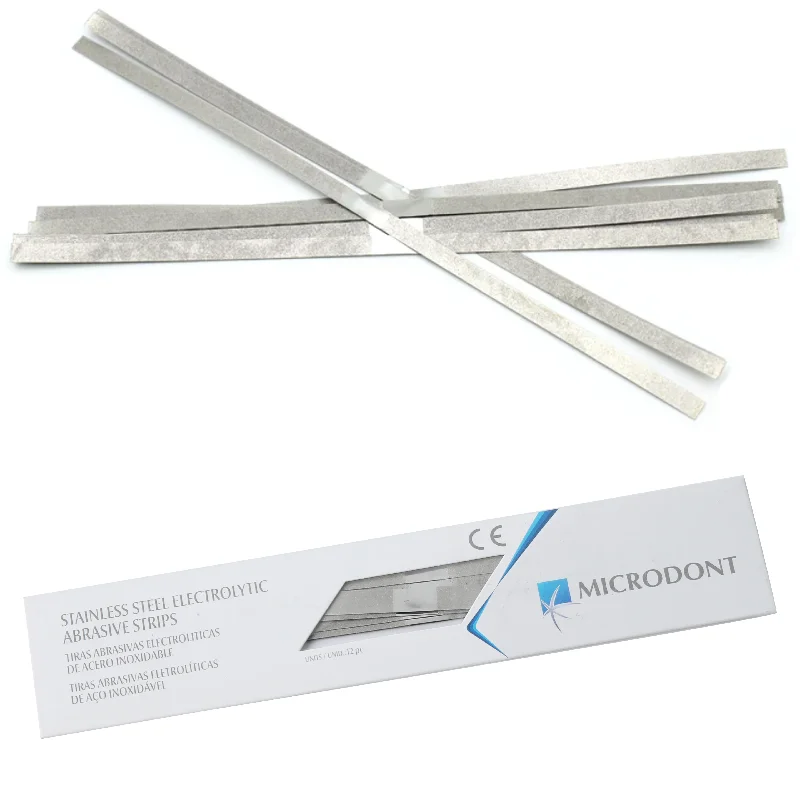 Dental Polishing Strips Ortho IPR Sanding Saw Tooth Enamel Grinding Sticks Dentistry Polyester Fiber Alumina Plated Sticks Tools