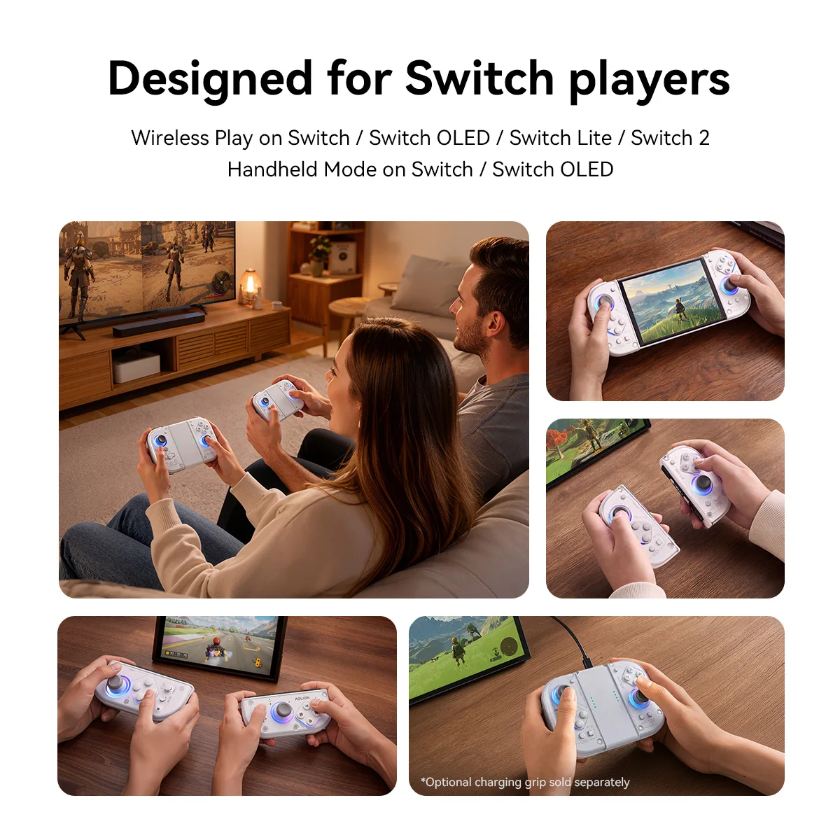 aolion Nintendo Switch Gamepad Wireless Bluetooth