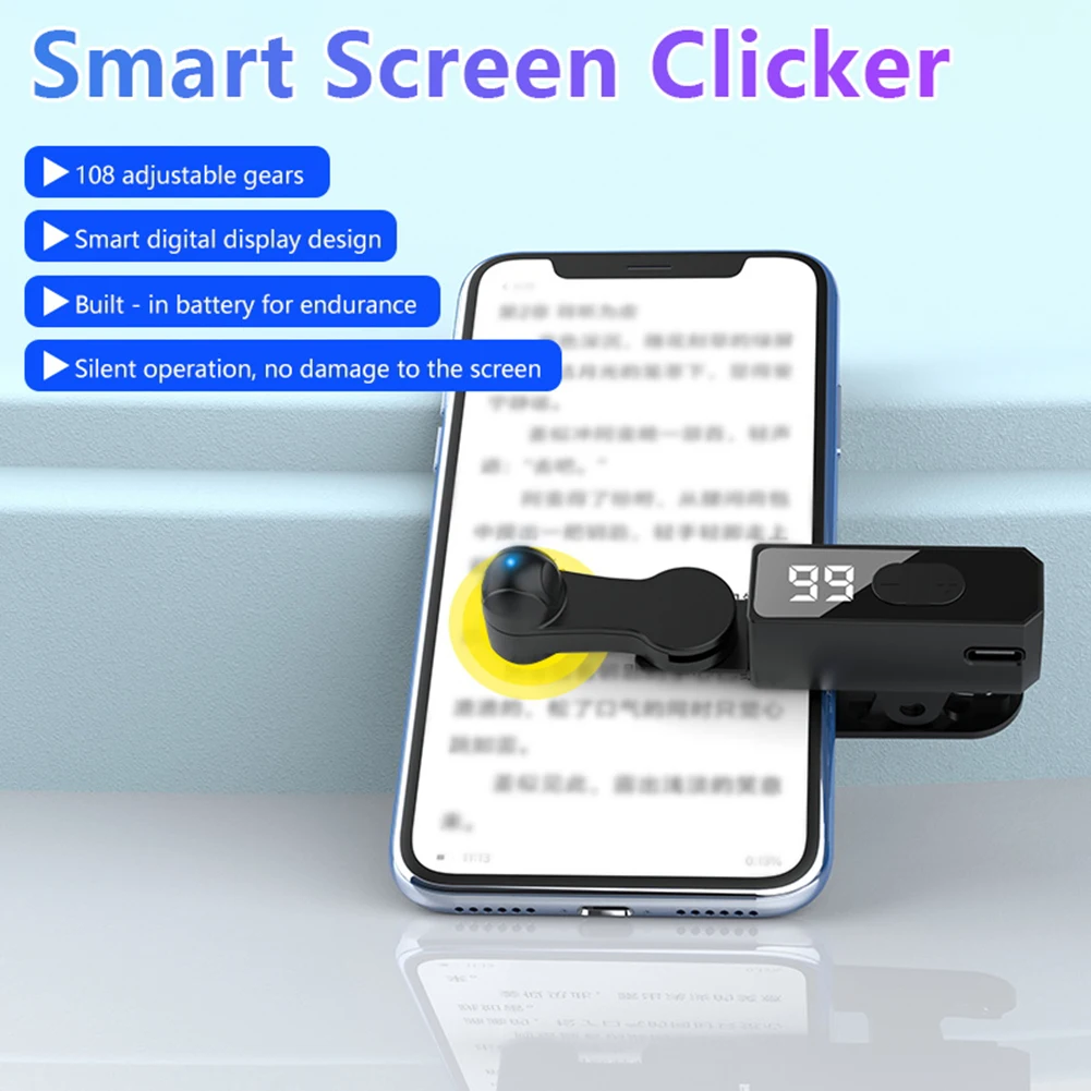 Smart Automatic Screen Clicker for Phone Phone Screen Tapper Automatic Clicker for Game Live Broadcasts Likes Reward Task image 4