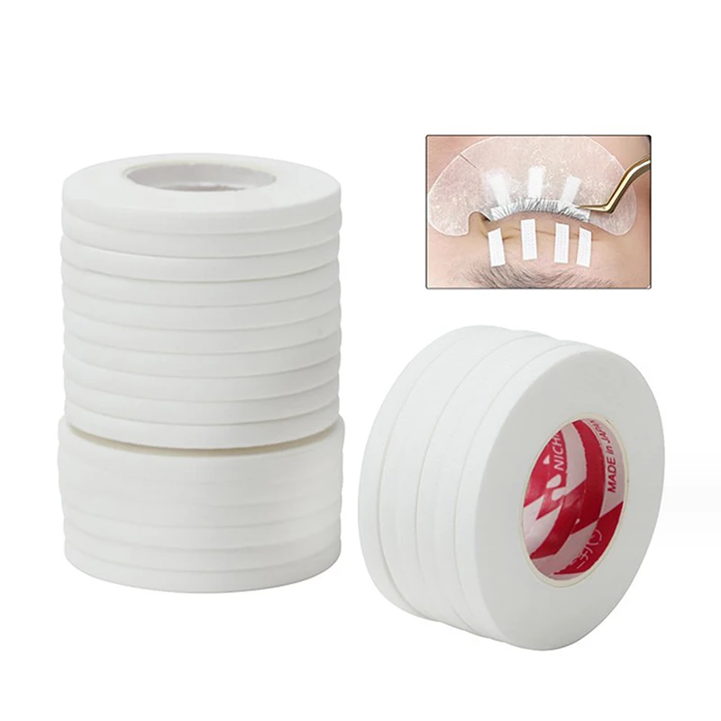 5Rolls Grafting False Lashes Extension Isolation Tape Hypoallergenic Eyelash Lifting Tape Eye Patch Eyelid Lifting Tools