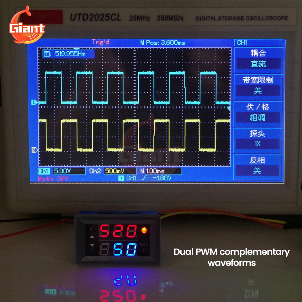 PWM เครื่องกำเนิดสัญญาณดิจิตอล DC 4-30V เครื่องกำเนิดสัญญาณดิจิตอล PWM ความถี่ชีพจรเครื่องทดสอบวงจรเครื่องกำเนิดคลื่นสี่เหลี่ยมปรับได้