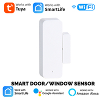 MOES Tuya WiFi Smart Door Window Sensor Smart Home Wireless Door Detectors Door Magnetic Automation with Alexa Google Home