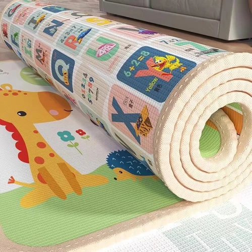 두꺼운 무독성 EPE 아기 활동 체육관 아기 크롤링 놀이 매트, 접이식 매트, 카펫 아기 게임 매트, 어린이 안전 매트 러그, 1cm 