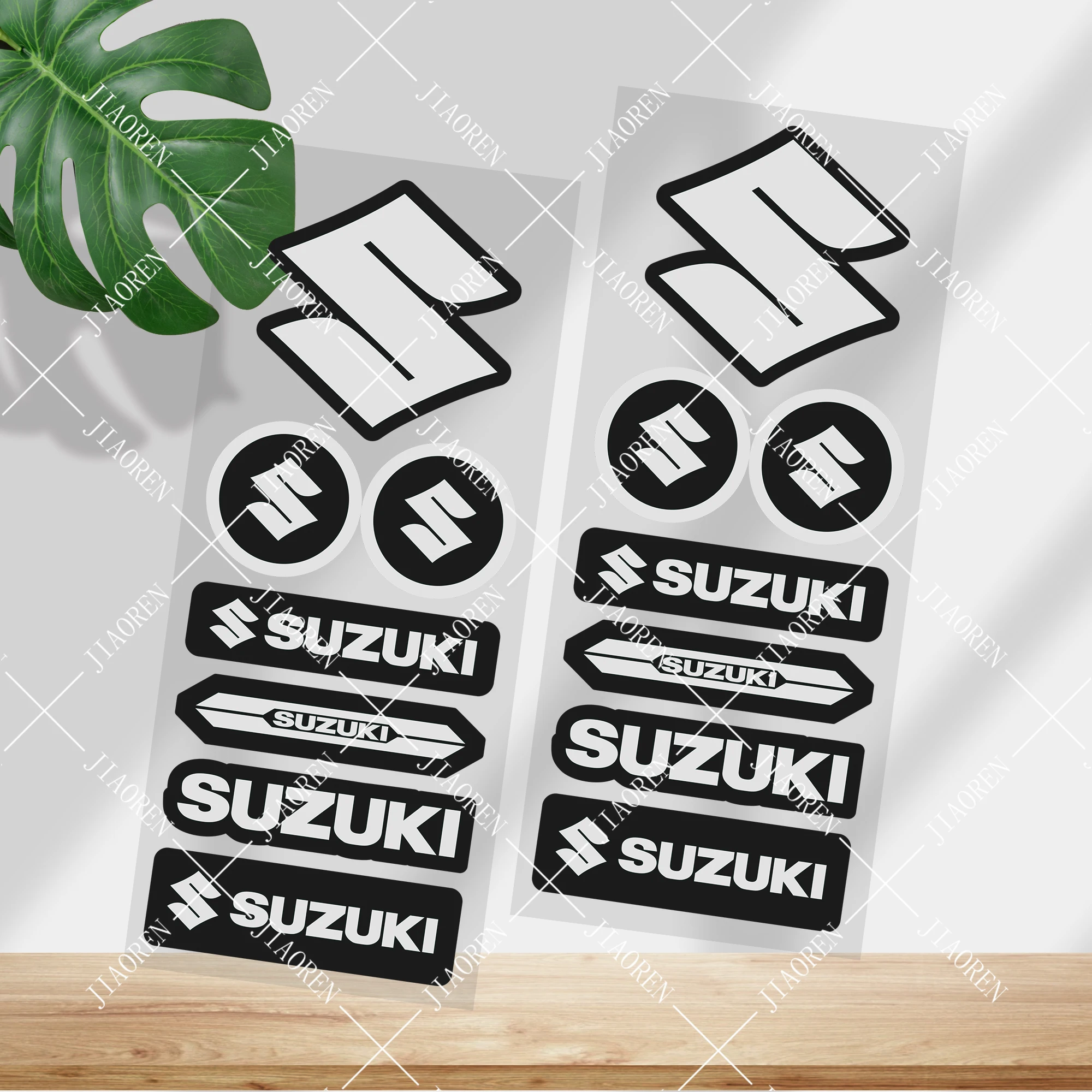 2 قطعة ملصقات شعار سوزوكي الشارات العاكسة