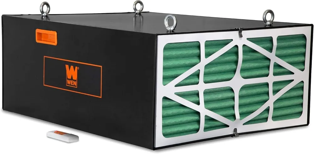 

3-скоростная система воздушной фильтрации с дистанционным управлением 556/702/1044 CFM для больших помещений до 1000 кв. футов