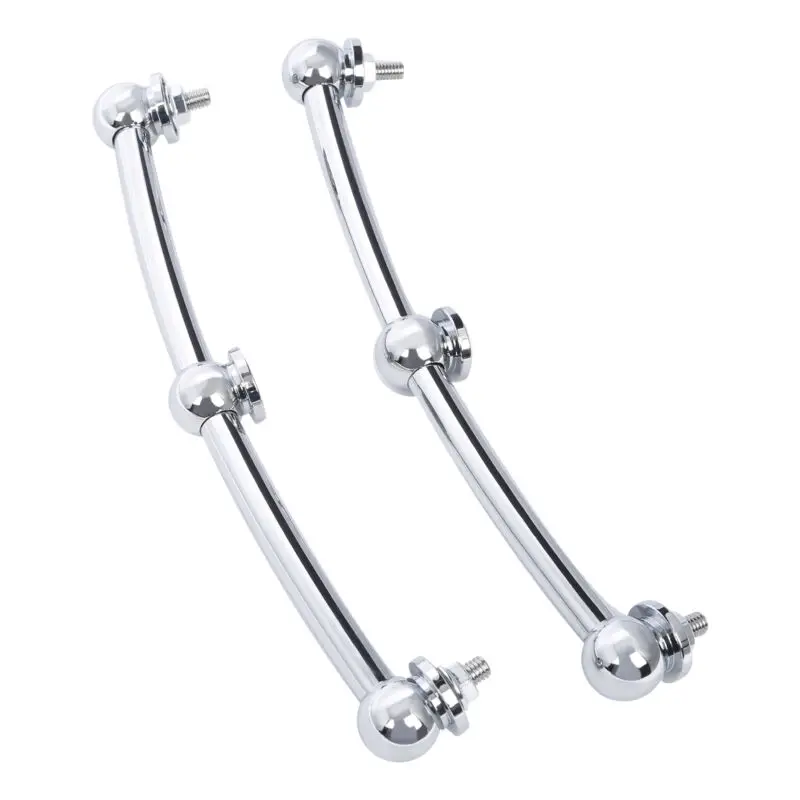 Motocyklowe boczne listwy przedniego błotnika pasujące do Harley Heritage Softail Classic FLST FLSTC 1986-2017 Chrome — zdjęcie 6