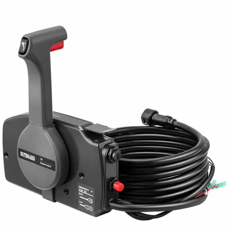 For Yamaha Outboard Remote Throttle Control Box 703 Side Mount 10 Core Accelerator for Belt Lift Boat Engine Marine Parts