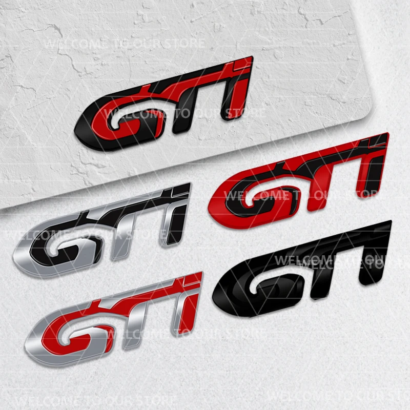 Auto 3D Metal GT emblema coche insignia para maletero pegatina letras calcomanías estilo para Peugeot 308 306 208 2008 RCZ 3008 207 508 106 206 205