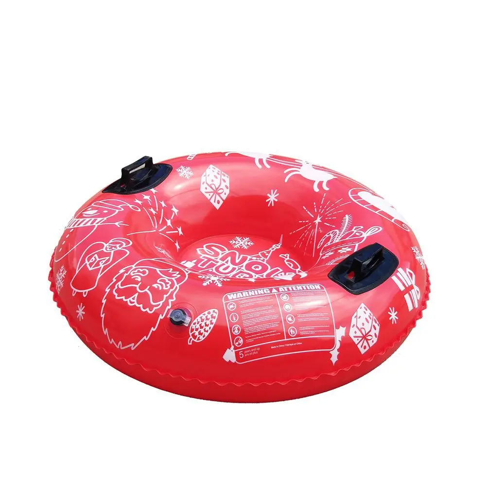 Factory in stock direct supply inflatable ski ring cold-resistant chemical pad adult PVC ski ring foldable