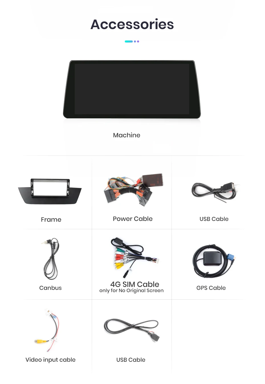 Junsun 12,3 zoll CarPlay Für Apple Auto Radio Multimedia Für BMW X1 E84 2009-2015 Bluetooth Drahtlose Android auto GPS Stereo – Detail 21