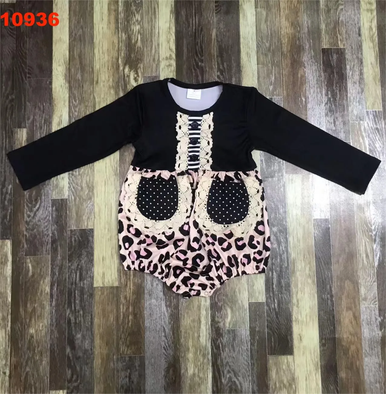 Bebê meninos e meninas de algodão macio Onesie Set, roupas de escalada, moda bonito, outono, verão, atacado