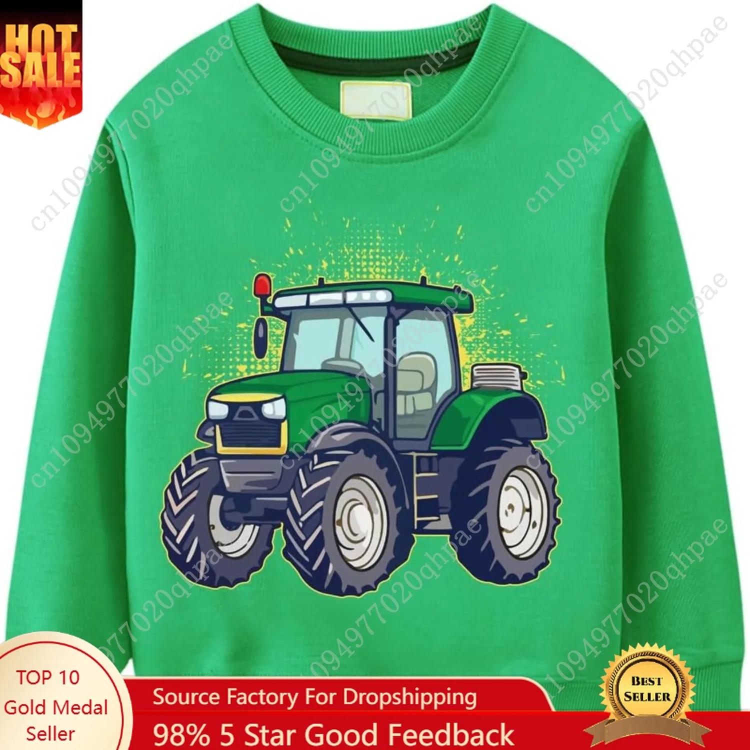 اليد الصغيرة طفل الفتيان بلوزات طويلة الأكمام جرار قميص ديناصور البلوز حفار شاحنة كبيرة تي شيرت الاطفال 2-7 سنوات